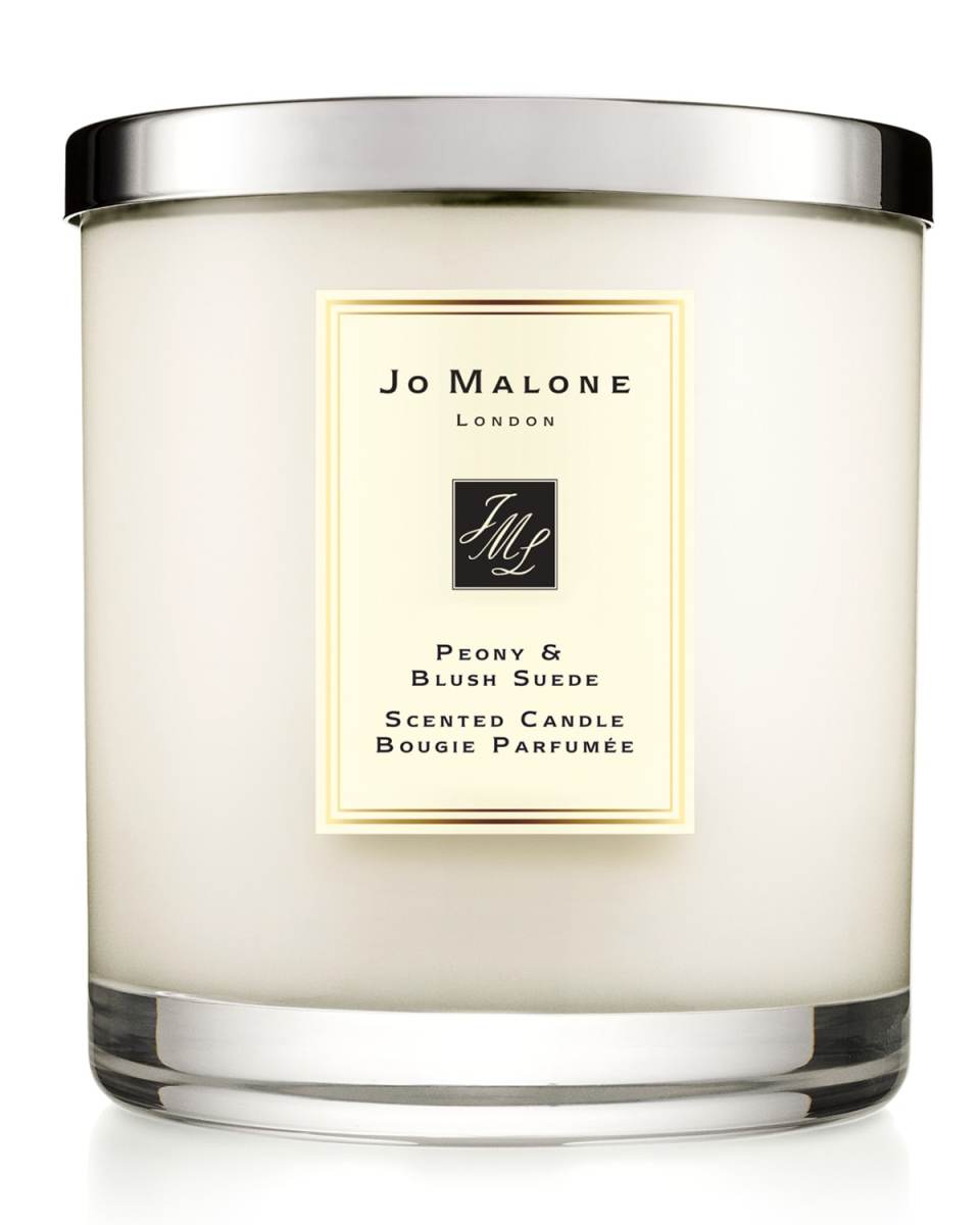 Peony & Blush Suede Luxury Candle